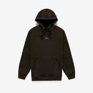 RUGER . Black Cotton Mix Hoodie